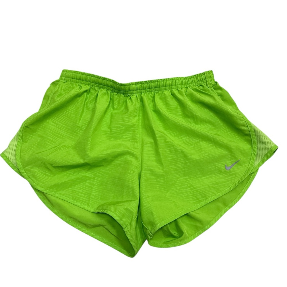 Nike Women's Lime Green Athletic Shorts